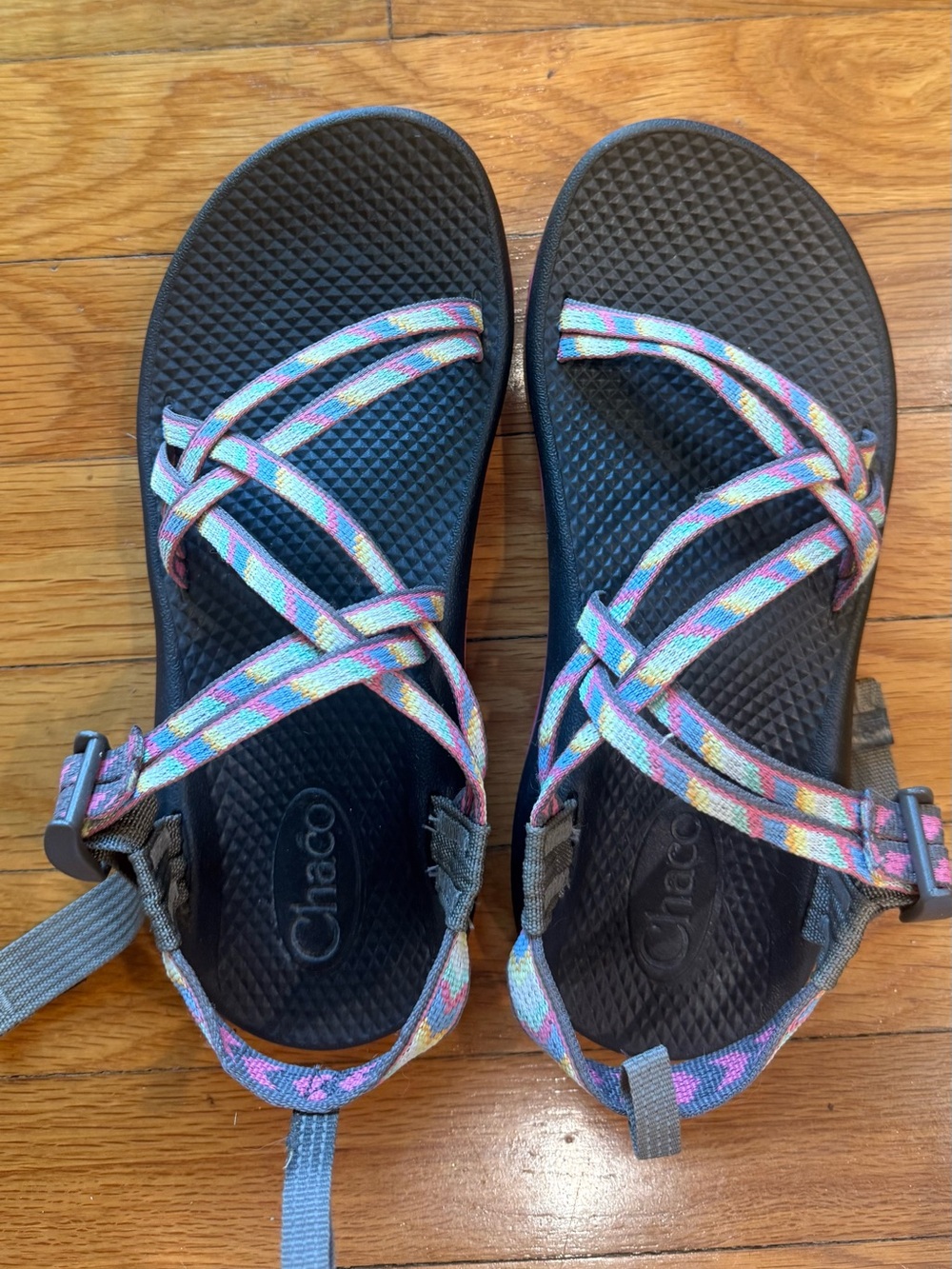 Chaco Youth Rainbow Sandals with Straps
